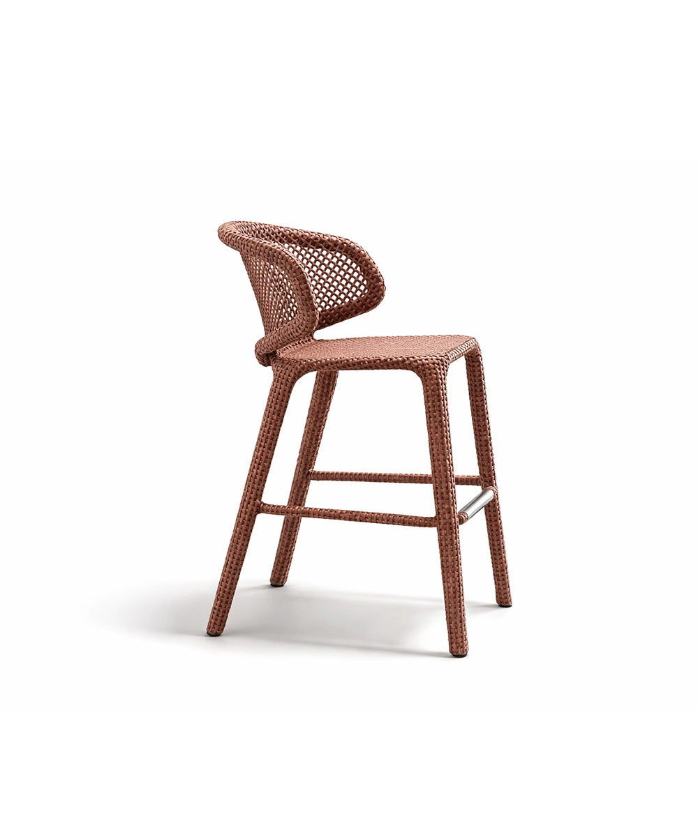 Woven Rattan Bar Stool