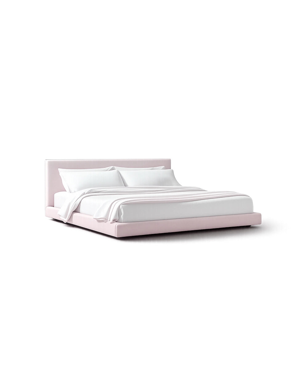Minimal Rounded Platform Bed