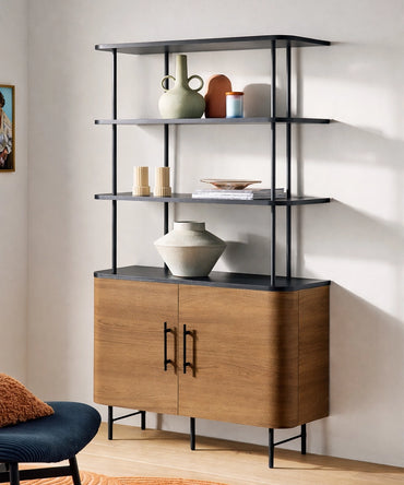 Modern Open Shelf Bookcase
