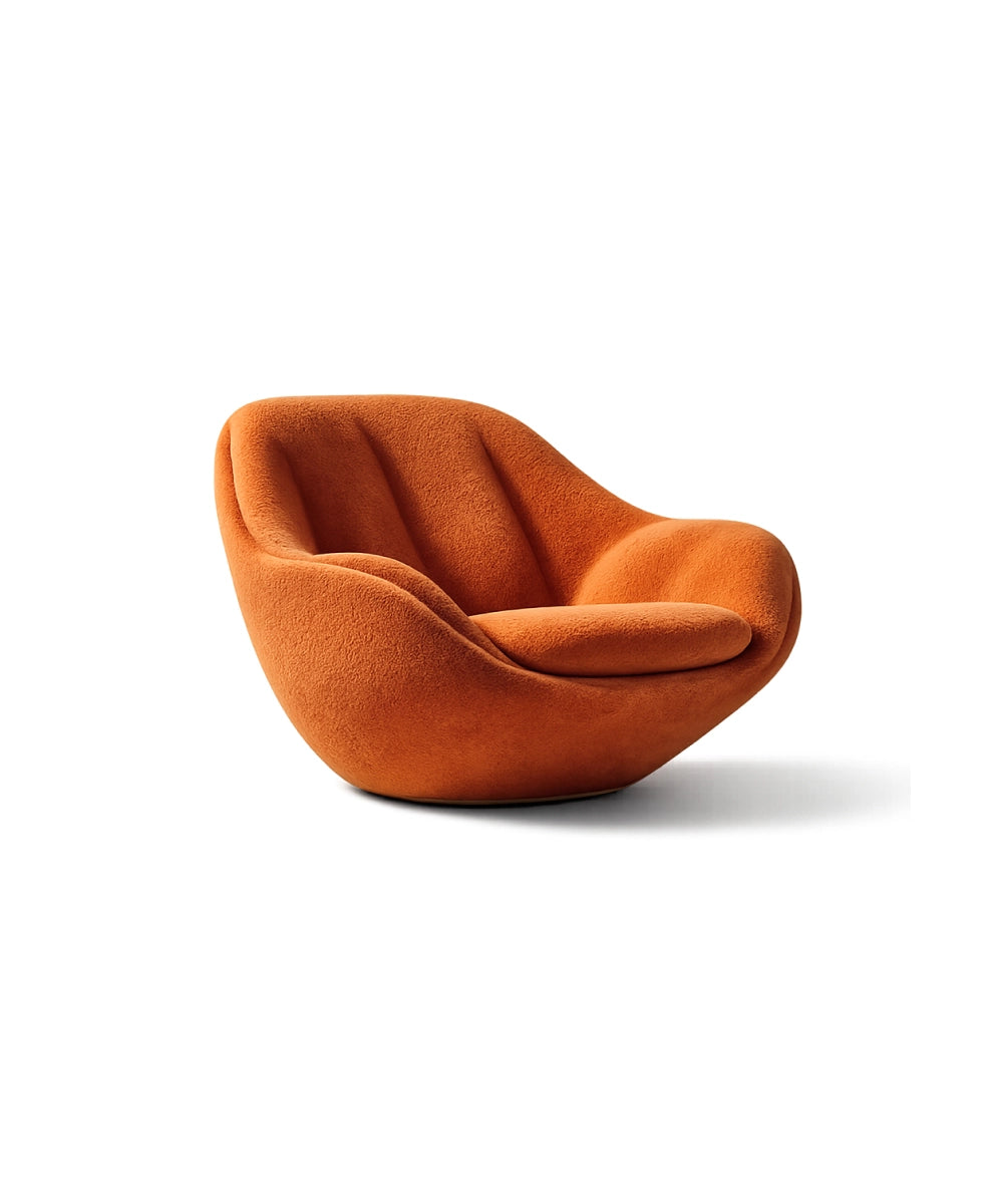 Modern Curved Lounge Chair