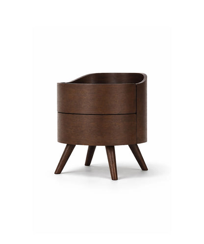 Round Bedside Storage Table