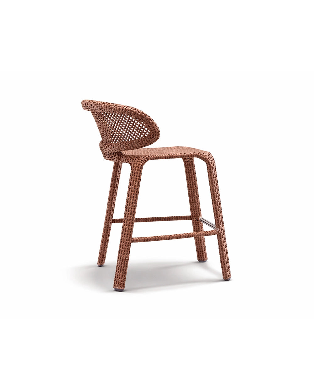 Woven Rattan Bar Stool