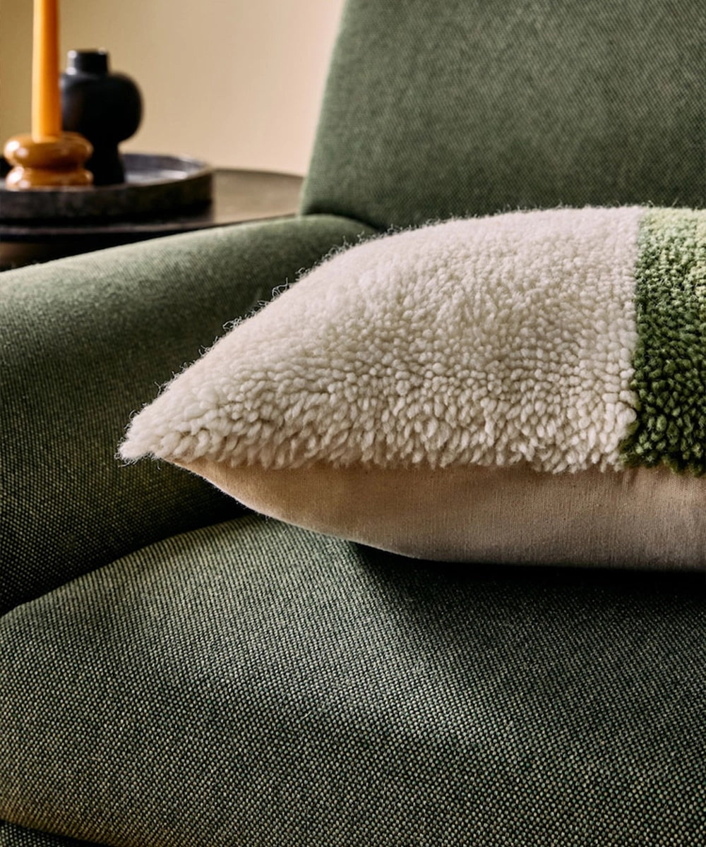 Dual Tone Boucle Cushion