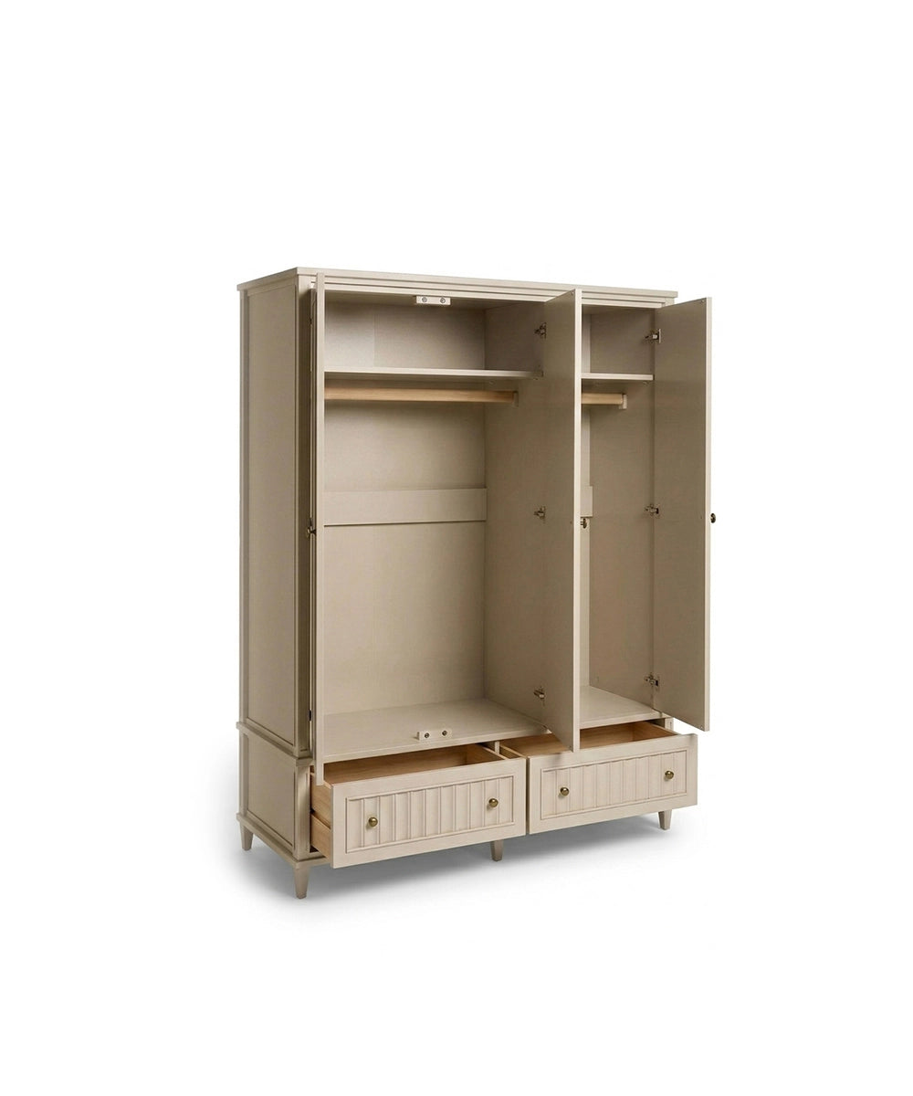 Triple Door Storage Wardrobe
