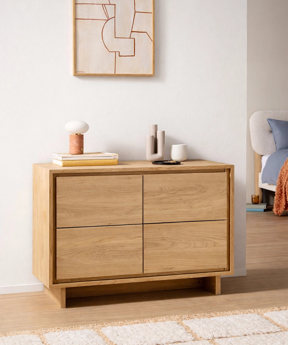 Solid Wood Drawer Unit
