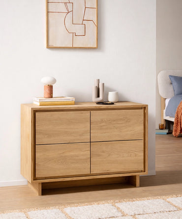 Solid Wood Drawer Unit