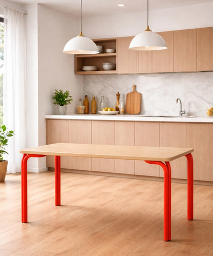 Minimal Wood Dining Table