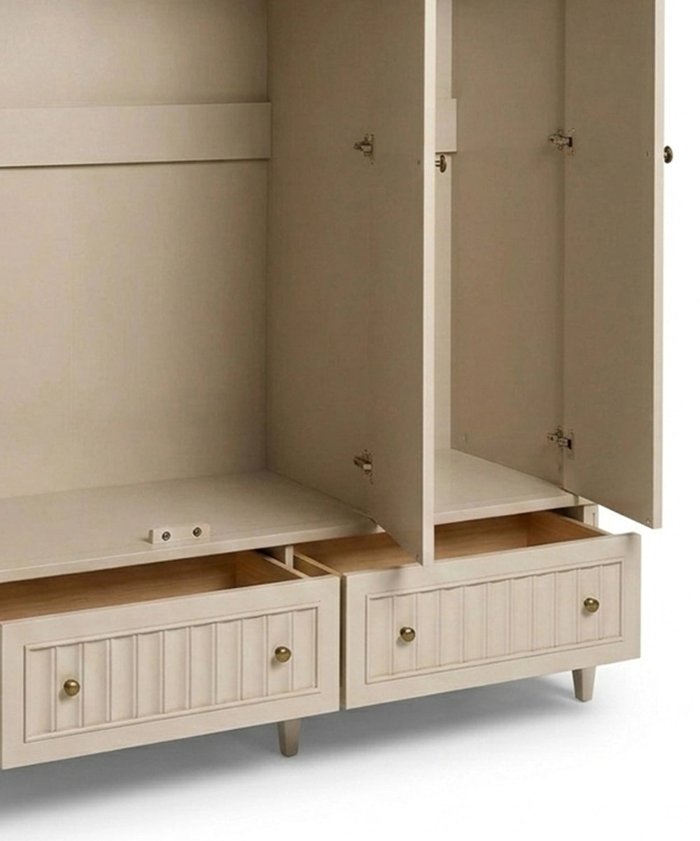 Triple Door Storage Wardrobe