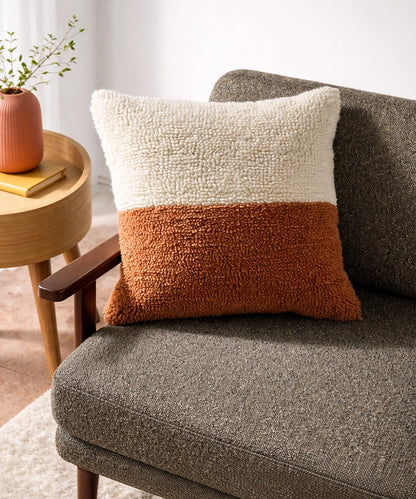 Dual Tone Boucle Cushion