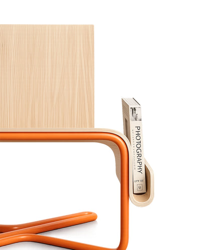 Wood Metal Accent Chair