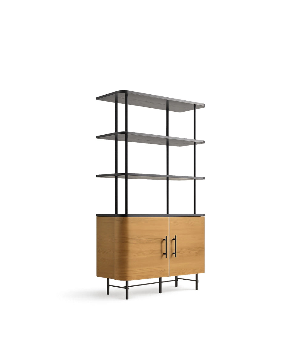 Modern Open Shelf Bookcase