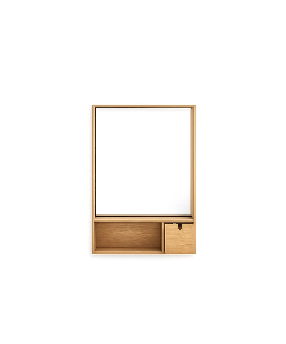 Modern Wooden Wall Mirror