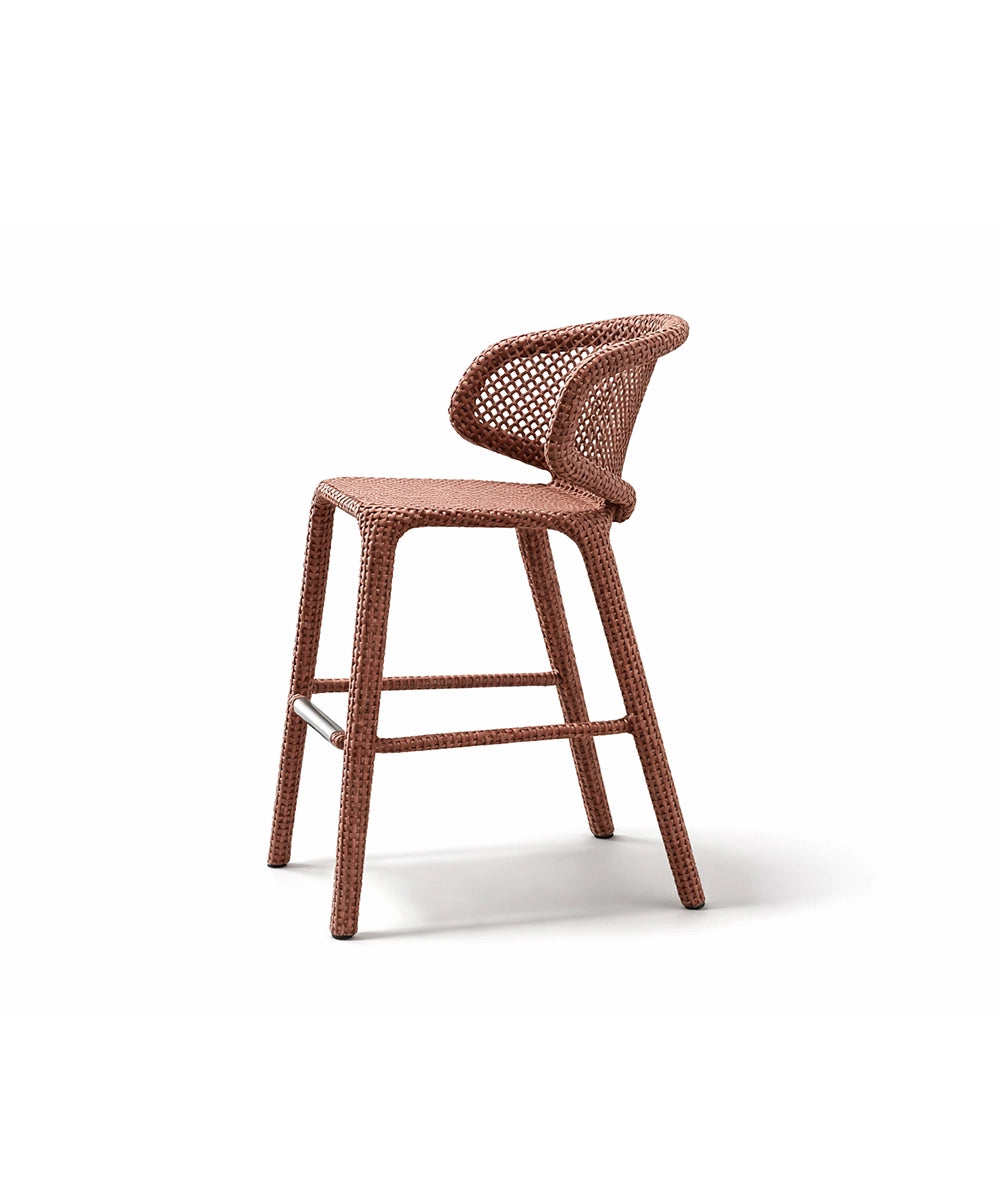 Woven Rattan Bar Stool