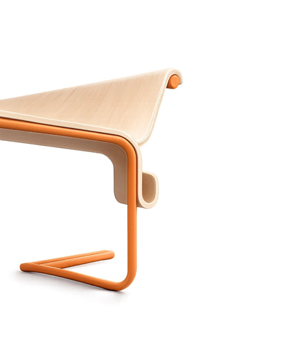 Wood Metal Accent Chair