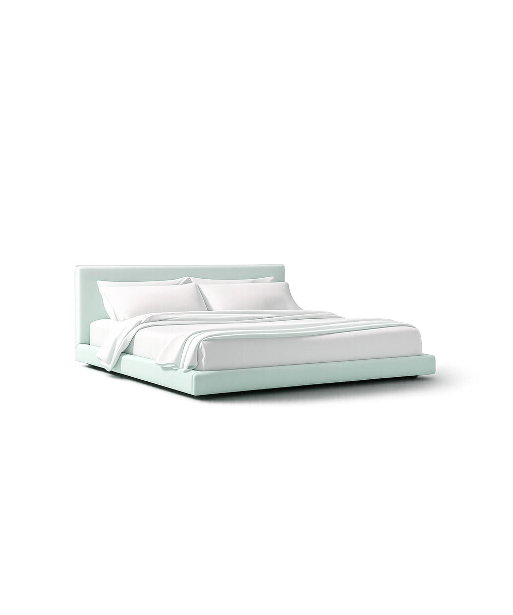 Minimal Rounded Platform Bed