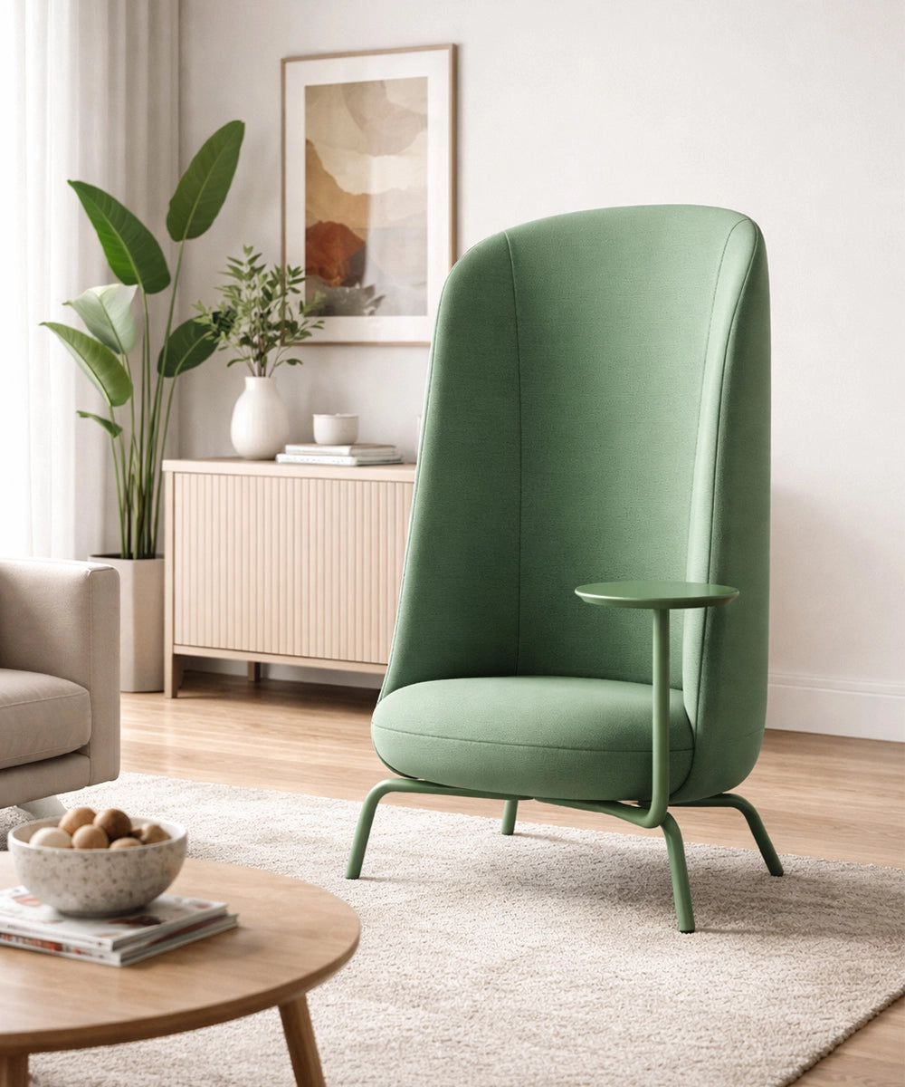 High Back Accent Chair