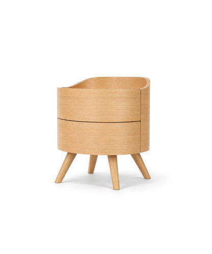 Round Bedside Storage Table