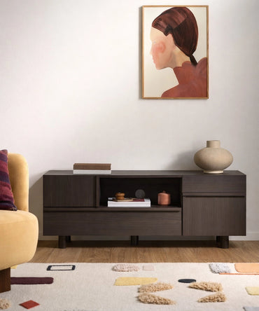Contemporary Wooden TV Unit