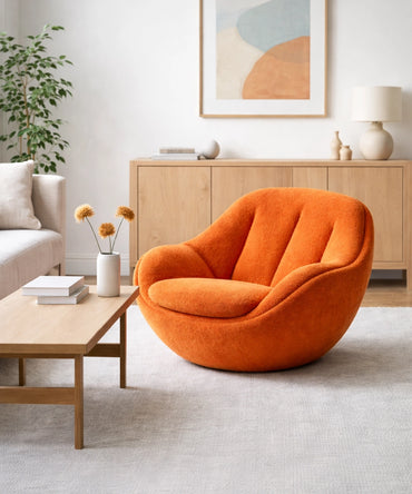 Modern Curved Lounge Chair
