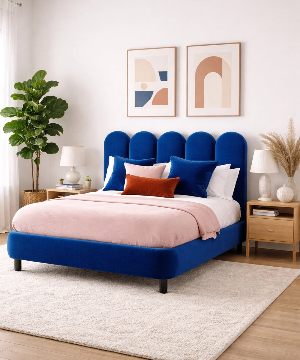 Designer Panel Platform Bed