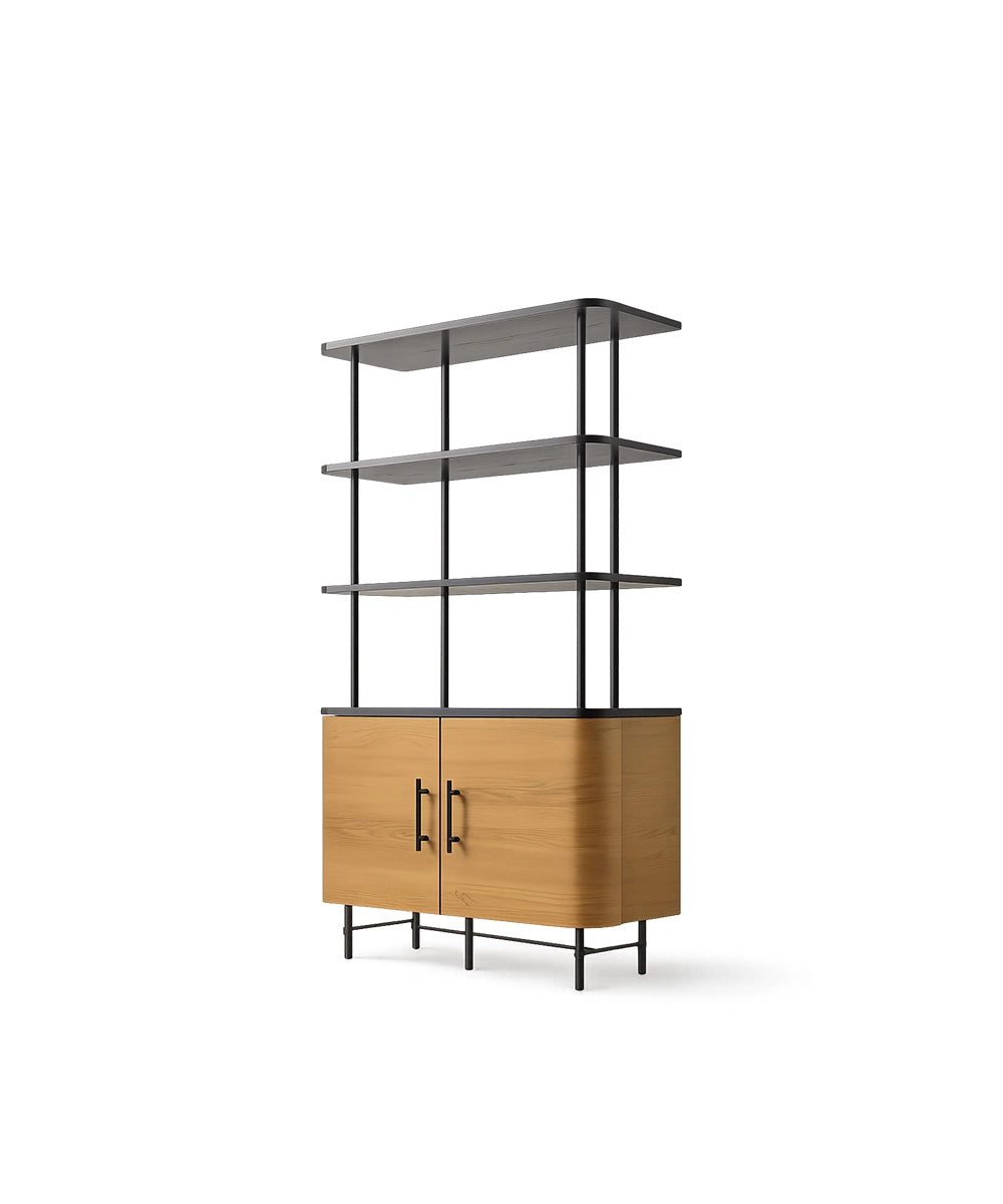 Modern Open Shelf Bookcase