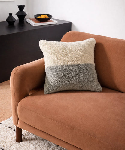 Dual Tone Boucle Cushion