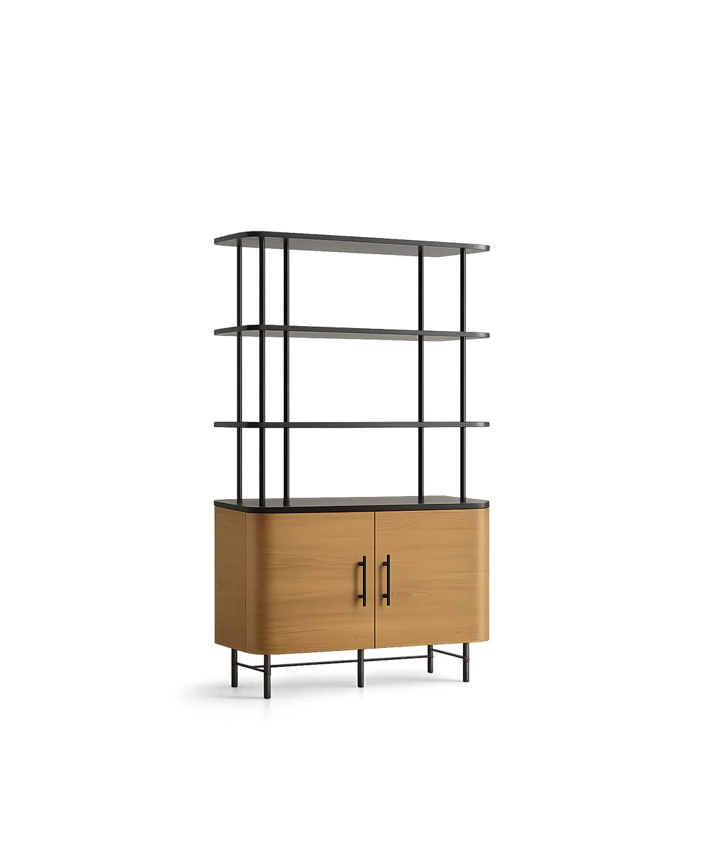 Modern Open Shelf Bookcase