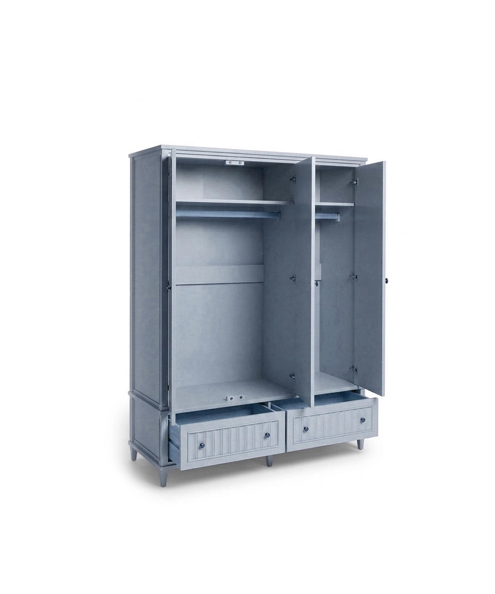 Triple Door Storage Wardrobe