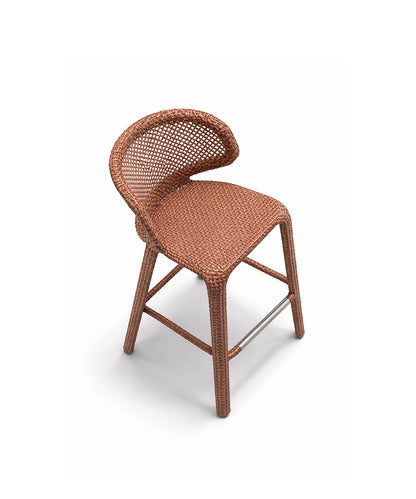 Woven Rattan Bar Stool
