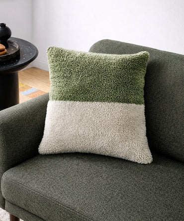 Dual Tone Boucle Cushion